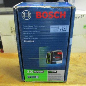 BOSCH GREEN-BEAM SELF-LEVELING CROSS-LINE LASER